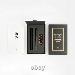 Ystudio Brassing Portable Fountain Pen in Black Medium Point NEW in box