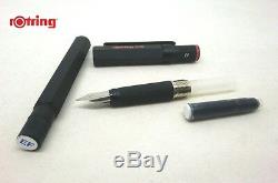 1 Stylo-plume Rotring 600, Finition Noire! Moleté! Tout Neuf! Pointe Moyenne