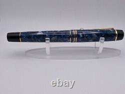 2022 LeBOEUF PILGRIM SERIES FOUNTAIN PEN en perle de cobalt marine (d'occasion) avec boîte