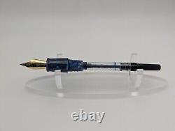 2022 LeBOEUF PILGRIM SERIES FOUNTAIN PEN en perle de cobalt marine (d'occasion) avec boîte