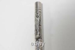 Argent Vintage Sterling Cour O Led Viceroy Fountain Pen Nib 18k
