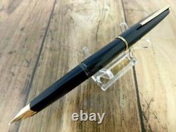 Belle! Montblanc 320 Fountain Pen Vintage Black Gold 14k-585 Allemagne