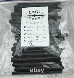 Bladder en caoutchouc pour stylo plume, assortiment de 50 sacs, 10 de chaque taille 14 16 18 20 22
