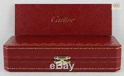 Cartier Diabolo St180004 Composite Noir Avec Bordure En Plaqué Or Stylo-plume De Nice