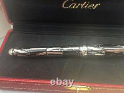 Cartier Louis Fontaine Pen Roman Numeros Limited Edition 18k Med Nib Nouveau Y2008