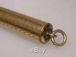 Gold Antique 1920 Rempli Ring Top Fountain Pen! 3 1/2 Shaeffer No. 1 Nib