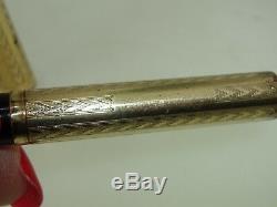 Gold Antique 1920 Rempli Ring Top Fountain Pen! 3 1/2 Shaeffer No. 1 Nib