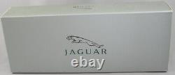 Jaguar Concept Black Laquer & Silver Fontaine Stylo Nib Moyen Nouveau Dans La Boîte