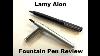 Lamy Aion Black And Silver Fountain Pen Examen