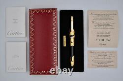 Louis Cartier Dandy Black Lacquer Gold Foils Limited Edition 491/1847 Fp M 2005