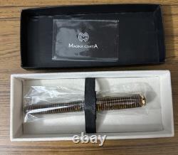 MAGNA CARTA M650 Minuit Flamboiement, Stylo Plume MAG 650 Nib Flex 14k Or Fin