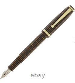 MAGNA CARTA M650 Minuit Flamboiement, Stylo Plume MAG 650 Nib Flex 14k Or Fin