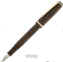 MAGNA CARTA M650 Minuit Flamboiement, Stylo Plume MAG 650 Nib Flex 14k Or Fin