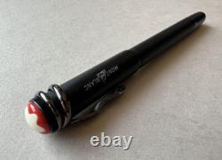 MONTBLANC Stylo Plume Édition des Écrivains Agatha Christie Nib Fin Métal Noir Cadeau