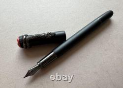 MONTBLANC Stylo Plume Édition des Écrivains Agatha Christie Nib Fin Métal Noir Cadeau