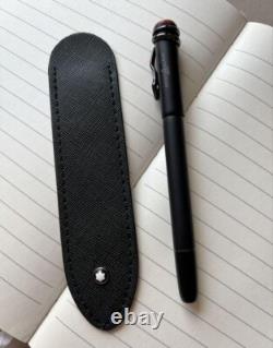 MONTBLANC Stylo Plume Édition des Écrivains Agatha Christie Nib Fin Métal Noir Cadeau