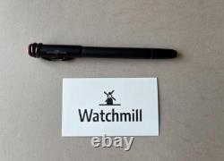 MONTBLANC Stylo Plume Édition des Écrivains Agatha Christie Nib Fin Métal Noir Cadeau