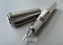 MONTBLANC Stylo Plume en Acier Gandhi 0,5 mm Nouvel Instrument d'Écriture Collectible