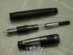 Mailor Professional Gear Imperial Black 21k Nib Moyen Et Convertisseur 11-3028-420