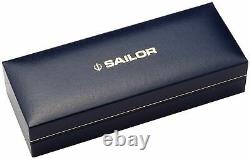 Mailor Professional Gear Silver Fountain Pen Black Music Nib 11-2037-920
