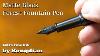 Matte Black Forest Fountain Pen Supplémentaire Fine Design Nib Classique Convertisseur Et Métal Boîte Cadeau Hongdian