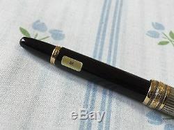 Meisterstück 925 Black & Sterling Fountain Pen M Nib