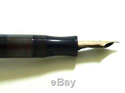 Montblanc 234 1/2 Piston Fountain Pen In Black Masterpeace Modèle Vintage