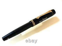 Montblanc 234 1/2 Piston Fountain Pen In Black Vintage