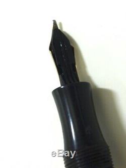 Montblanc 242 G Piston Fountain Pen In Black Vintage