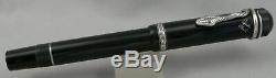 Montblanc Agatha Christie Black & Sterling Limited Edition Fountain Pen 1993