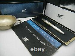 Montblanc Meisterstuck 146 Solitaire Pinstripe Sterling Silver Fontaine Sterling