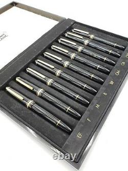 Montblanc Meisterstuck 9 Fountain Pen Testeur Nib Selection Set