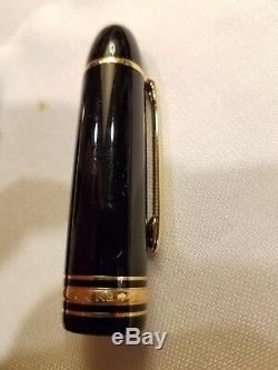 Montblanc Meisterstück De L'or Tip149 Diplomat Black & Gold Fountain Pen
