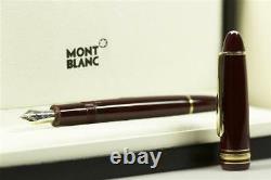 Montblanc Meisterstück Le Grand No. 146 Bordeaux Stylo Plume Nouveau + Box