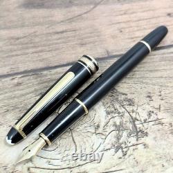 Montblanc Meisterstück Stylo-plume Nibf 14k-585 Vintage Noir Allemagne A448