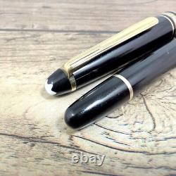 Montblanc Meisterstück Stylo-plume Nibf 14k-585 Vintage Noir Allemagne A448