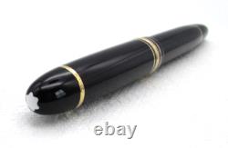 Montblanc n° 149 Diplomat Stylo plume noir en or 14k M