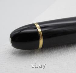 Montblanc n° 149 Diplomat Stylo plume noir en or 14k M