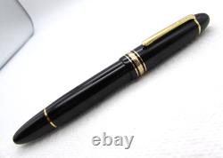 Montblanc n° 149 Diplomat Stylo plume noir en or 14k M