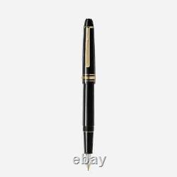 NOUVEAU MONTBLANC MEISTERSTÜCK 145. STYLO À ENCRE NOIR & OR M nib