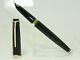 Nice Biréacteur Noir Montblanc N ° 14 Stylo Plume Meisterstück Plume 18ct M