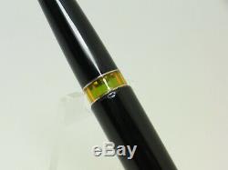 Nice Biréacteur Noir Montblanc N ° 14 Stylo Plume Meisterstück Plume 18ct M