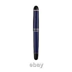 Nouvelle collection de stylos-plume LeBOEUF DIAMOND Royal Navy Blue avec plume F ou M