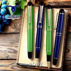 Nouvelle collection de stylos-plume LeBOEUF DIAMOND Royal Navy Blue avec plume F ou M