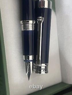Nouvelle stylo plume Montegrappa Parola Navy M plume! Forfait cadeau de vacances! Valeur de 400 $
