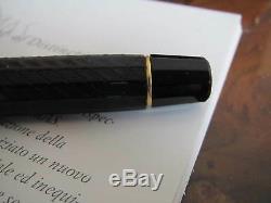 Omas Du Club Internazionale Noir Stylo Plume F 18kt Mib