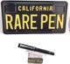 Parker Duofold Demi Stylo-plume Noir Finition Platine Nib Médium 18k Neuf Sans BoÎte