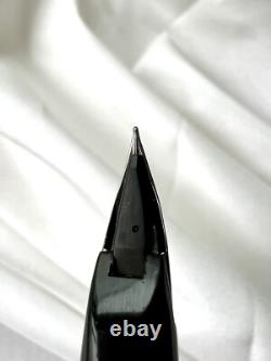 PILOT Stylo Plume Elite Grille en Acier Noir Nib-F 18K-750 VINTAGE H1276 Modèle 1976
