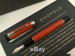 Parker Duofold Pen Centennial Fountain Big Red Special Edition 18k Nib Fine Pt