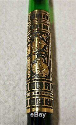 Pelikan M700 Toledo (old Style) Vintage Fountain Pen Noir Et Vermeil F 18k Nib